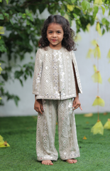 Pant with Inner and Stylish Open Cape Jacket