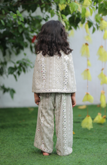 Pant with Inner and Stylish Open Cape Jacket