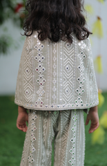 Pant with Inner and Stylish Open Cape Jacket