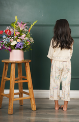 Pant and Jacket Set with Beautiful Animal Embroidery and Inner