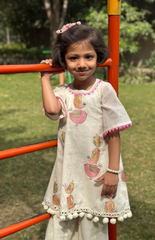 Dress Style Kurta and Palazzo with Bird Embroidery