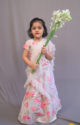 Floral Silk Ghagra Choli